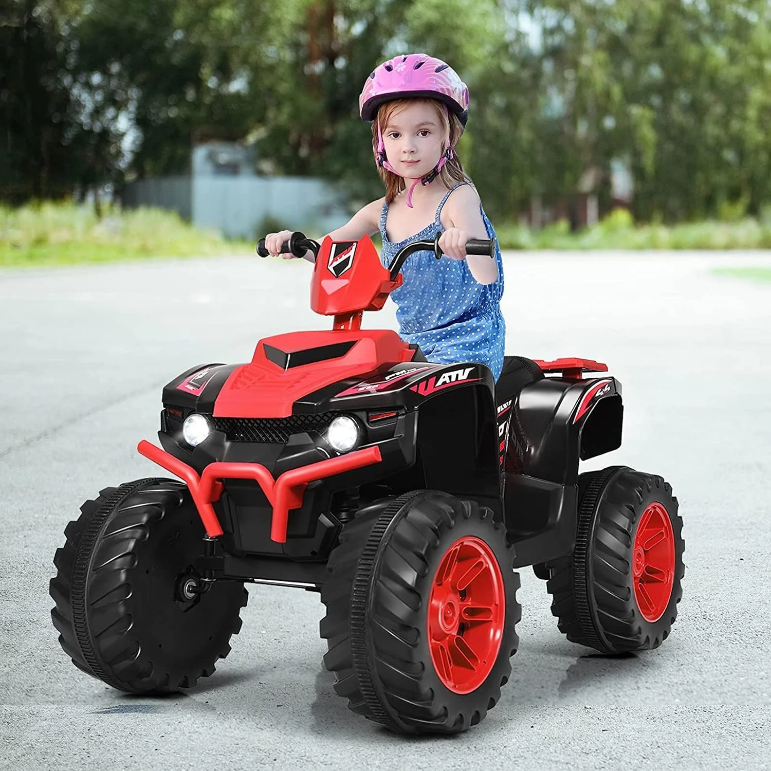 12V Kids Electric Ride-On 4-Wheeler ATV Battery-Powered Vehicle for Toddlers - Image 2