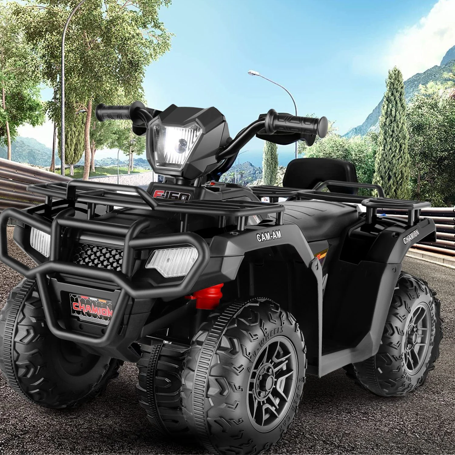12V Kids Ride-On ATV 4-Wheeler Quad Battery Powered with Remote Control and Music - Image 15