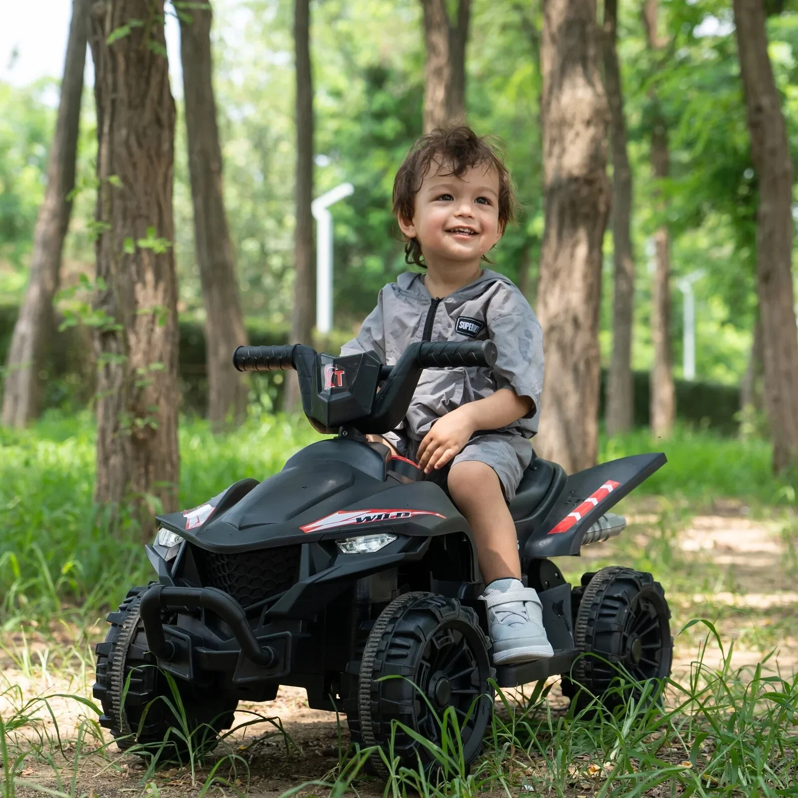 12V Kids Electric Ride-On ATV Quad 4-Wheeler Scooter for Ages 3 and Up - Image 6