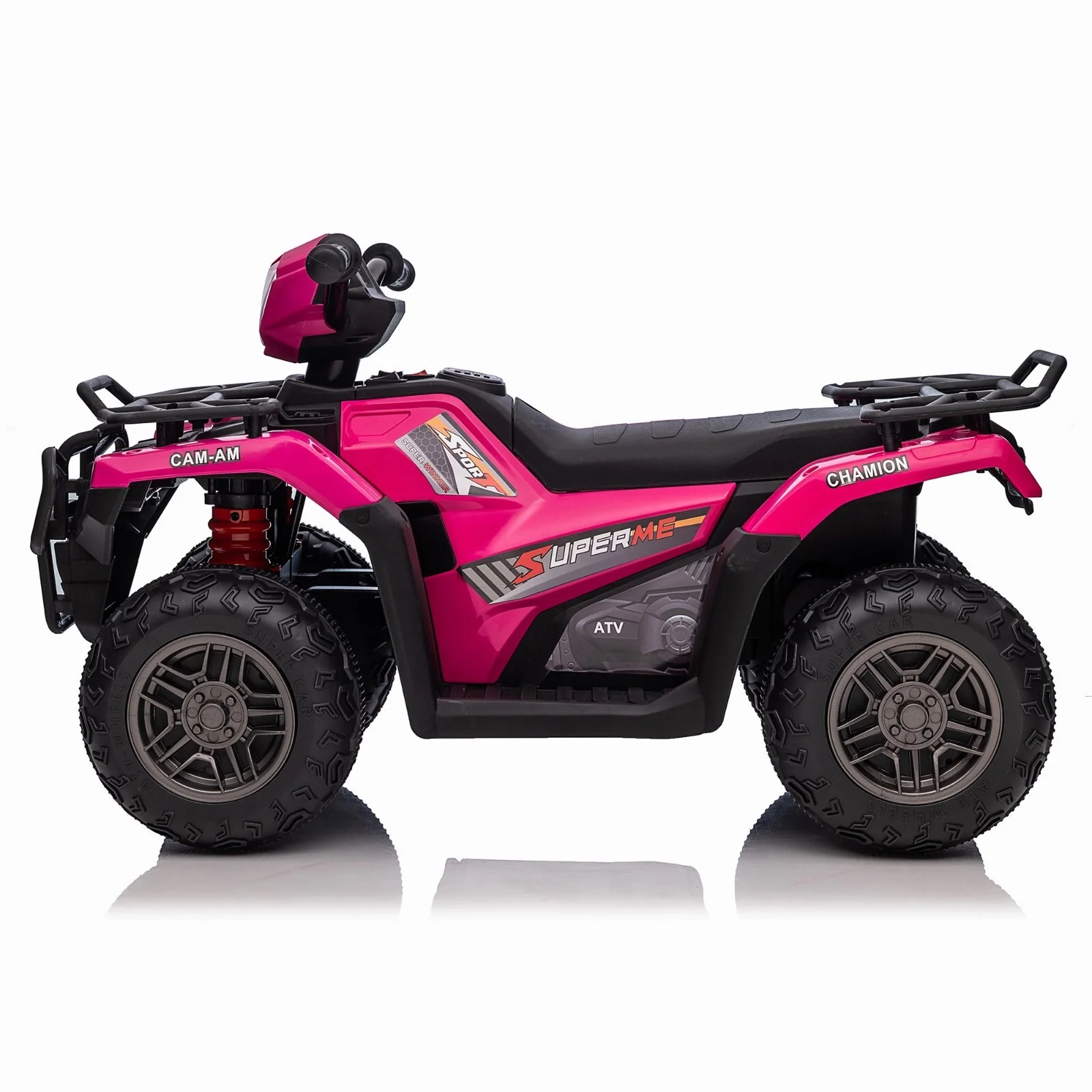 12V Electric Kids Ride-On ATV Quad 4-Wheeler Toy Car with Music, AUX, USB, and LED Lights - Image 18