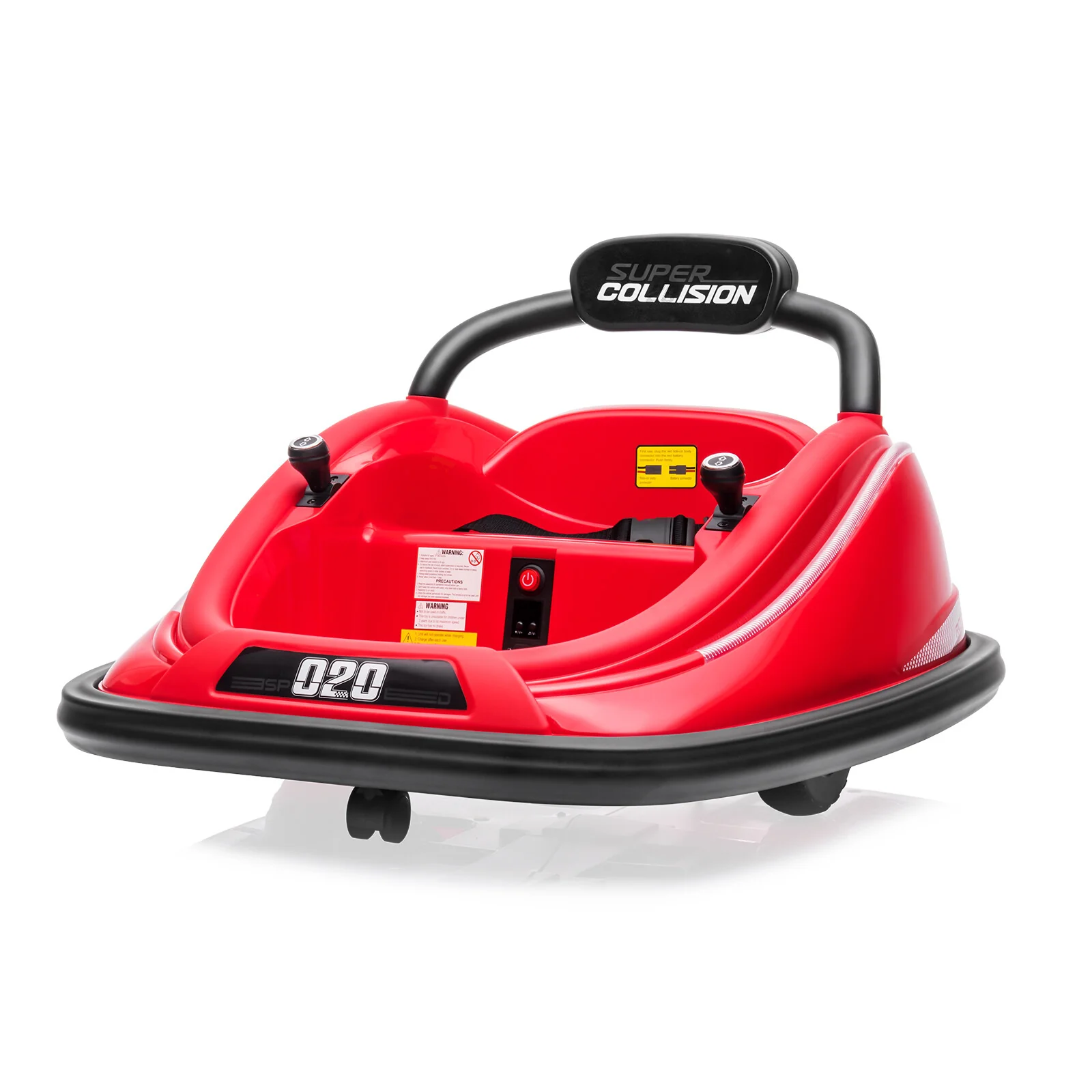 12V Kids Electric Ride-On Bumper Car with 360° Spin and Parent Remote Control - Image 10