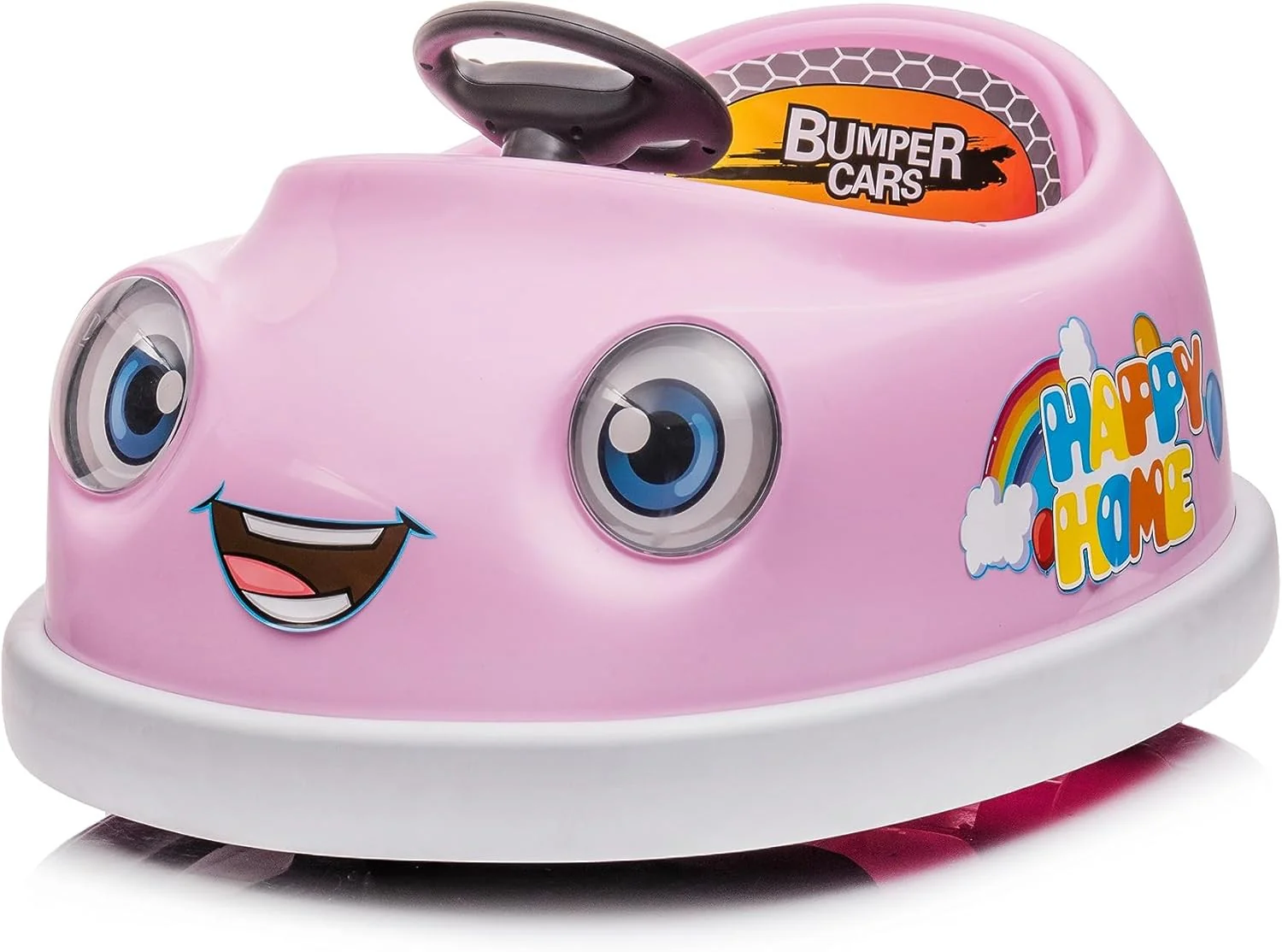 12V Kids Ride-On Bumper Car Electric Vehicle with Dual Drive and USB Music Mode - Image 7