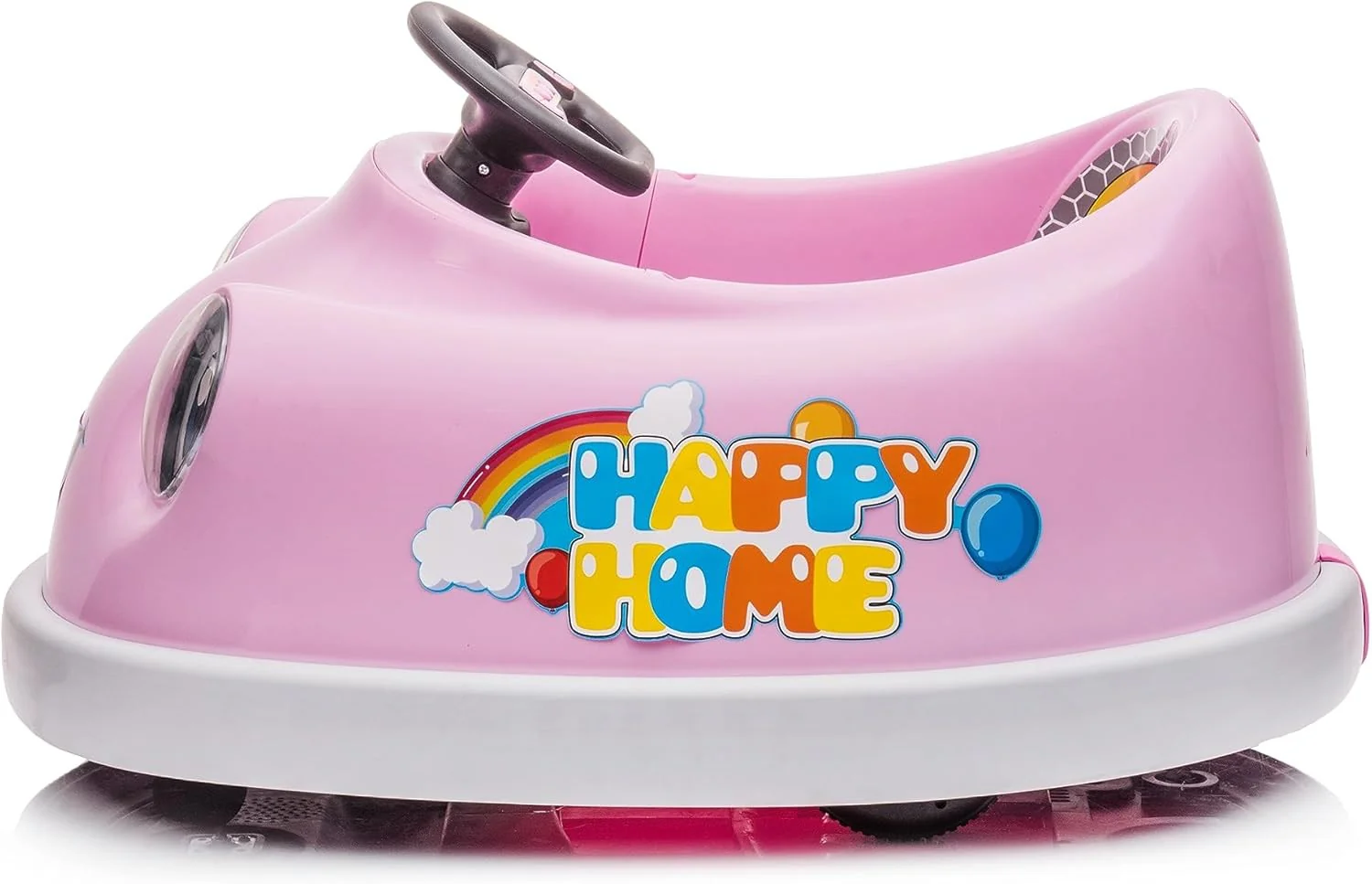 12V Kids Ride-On Bumper Car Electric Vehicle with Dual Drive and USB Music Mode - Image 9