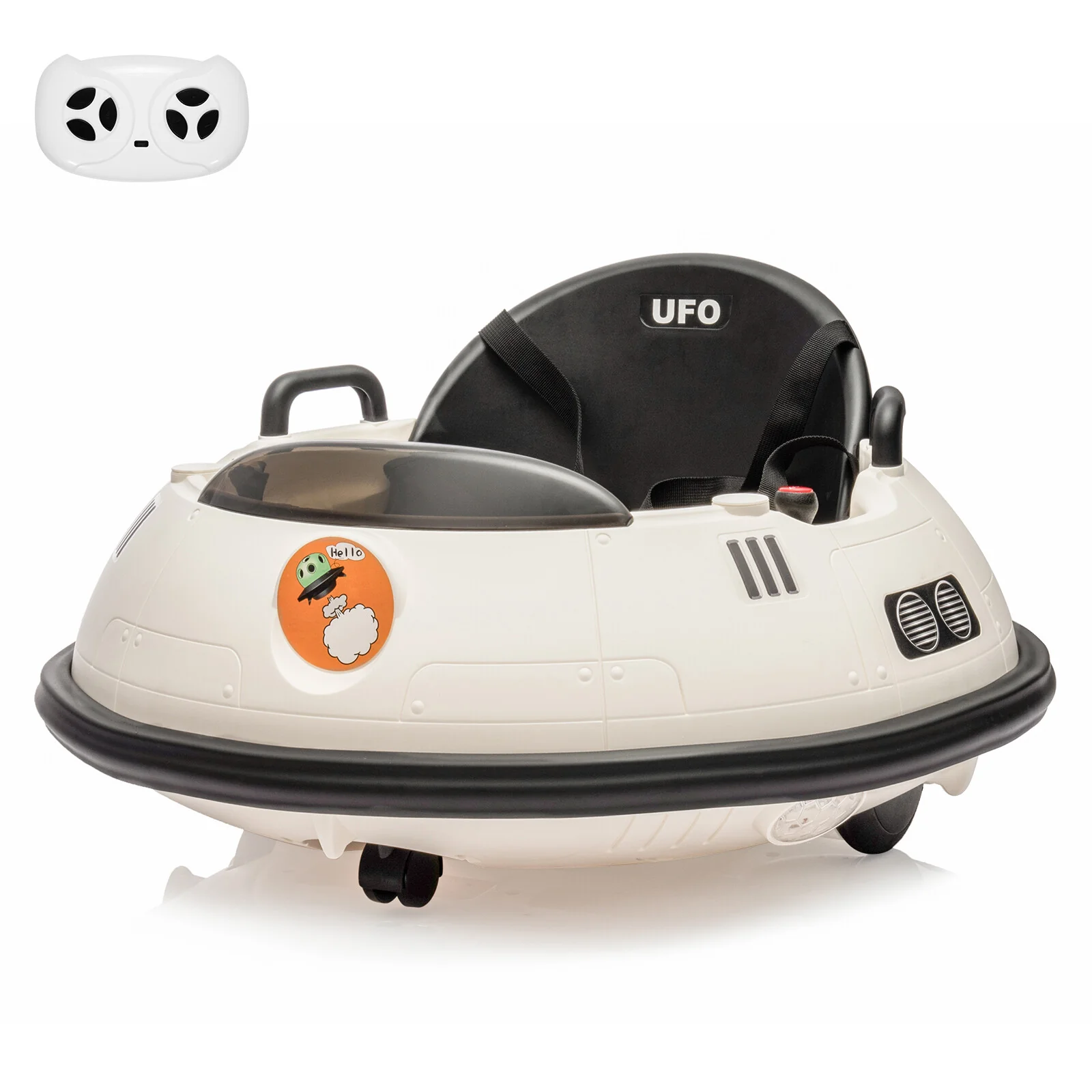 12V Electric Kids Ride-On Bumper Car with Remote Control for Toddlers