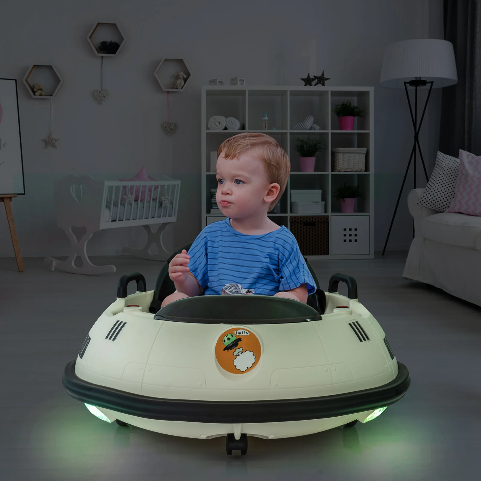 12V Electric Kids Ride-On Bumper Car with Remote Control for Toddlers - Image 21