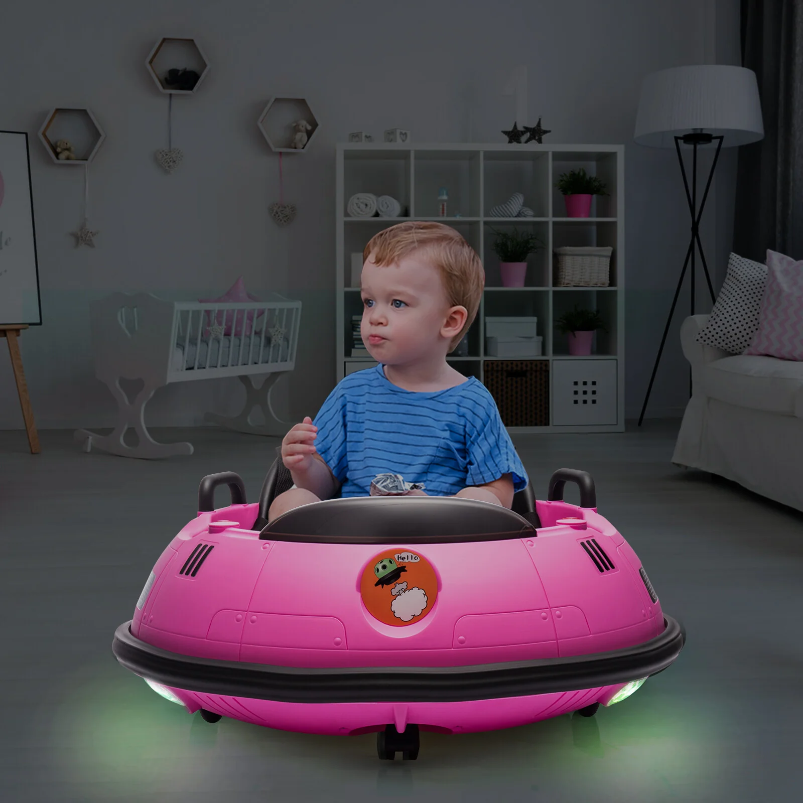 12V Electric Kids Ride-On Bumper Car with Remote Control for Toddlers - Image 8