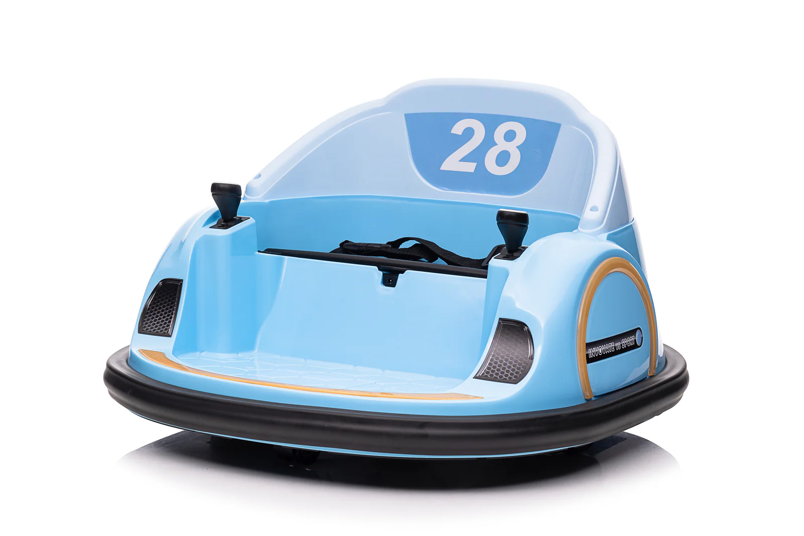 12V Battery-Powered Kids Ride-On Bumper Car with Music for Toddlers - Image 4