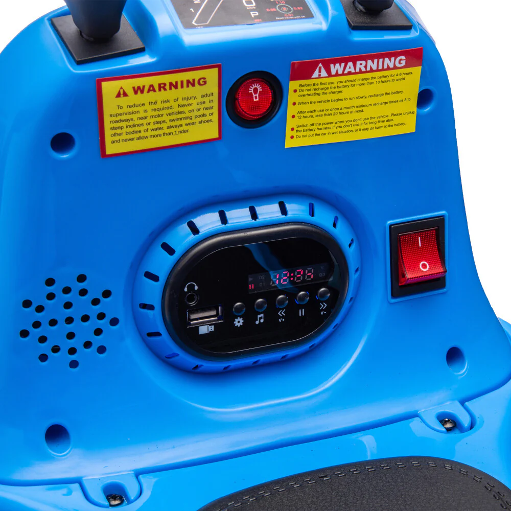 12V Kids Ride-On Bumper Car with 360° Rotation, LED Lights, Safety Belt, Music, and Bluetooth - Image 17