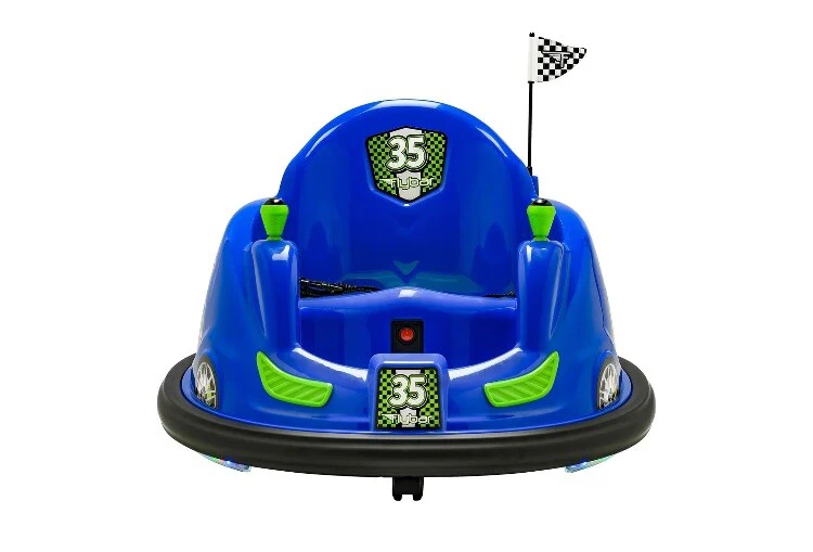 12V Kids Ride-On Bumper Car with Remote Control, 360° Spin and Flashing Lights for Toddlers - Image 3