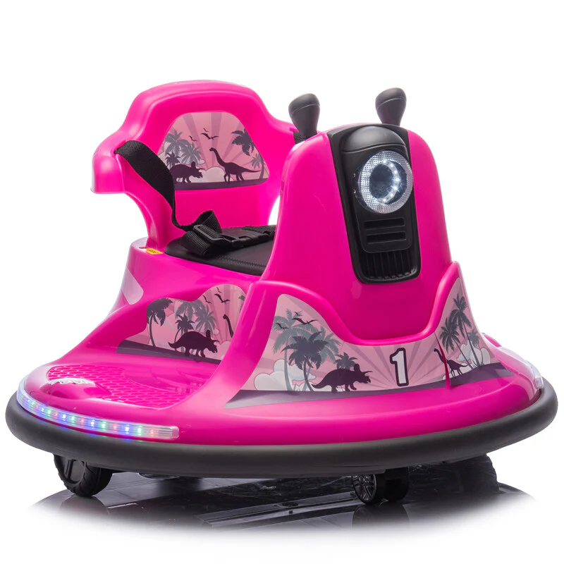 12V Kids Ride-On Bumper Car with 360° Steering and Parental Remote Control for Ages 2-5 - Image 4