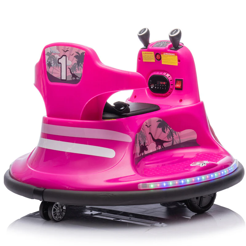 12V Kids Ride-On Bumper Car with 360° Steering and Parental Remote Control for Ages 2-5 - Image 9