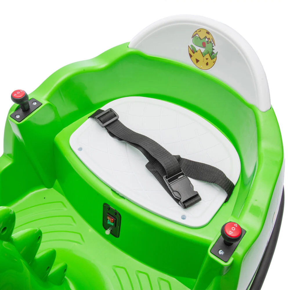 12V Kids Ride-On Bumper Car with Parent Remote Control Dinosaur Shape and Element Design - Image 33