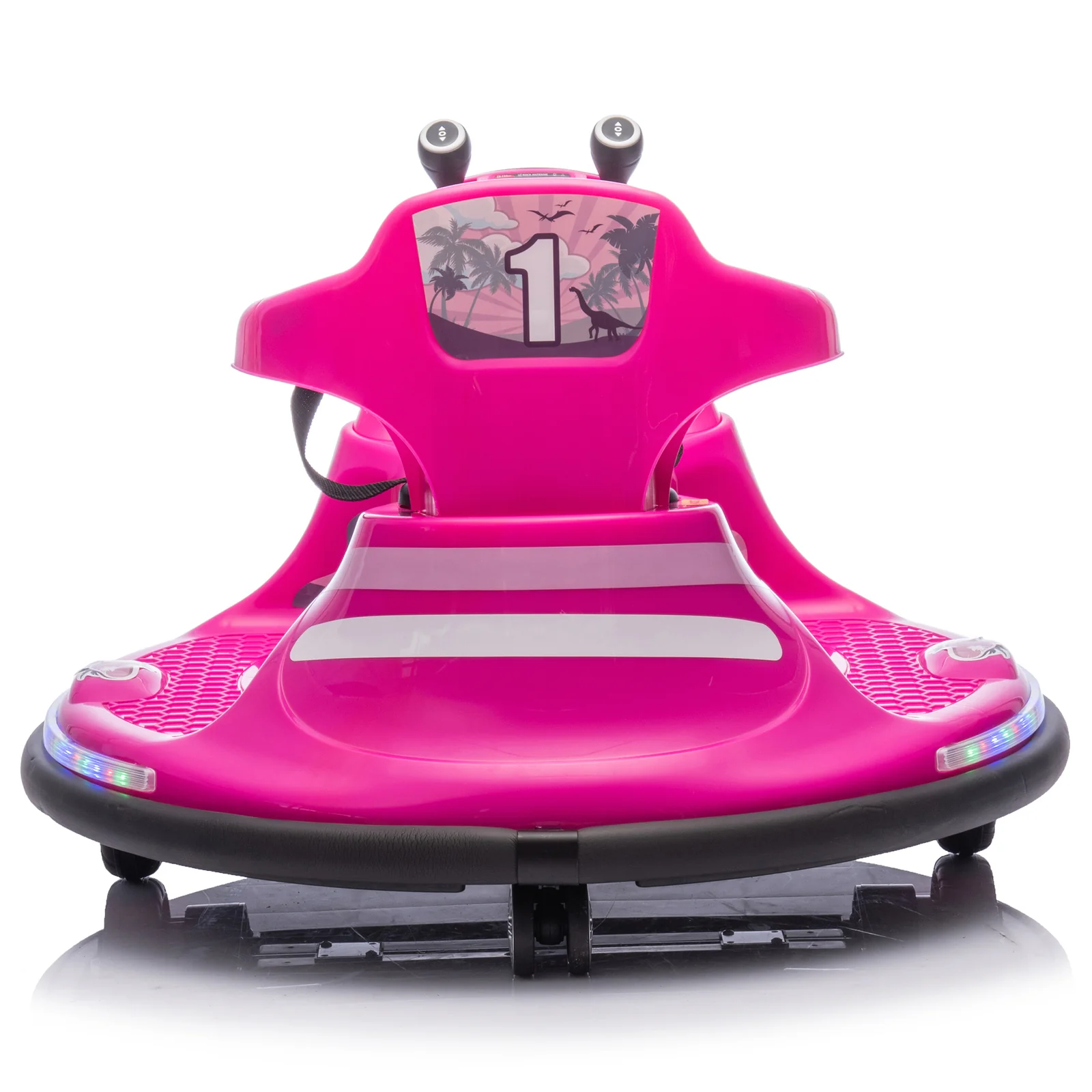 12V Kids Ride-On Bumper Car with Parental Control and 360-Degree Rotation - Image 13
