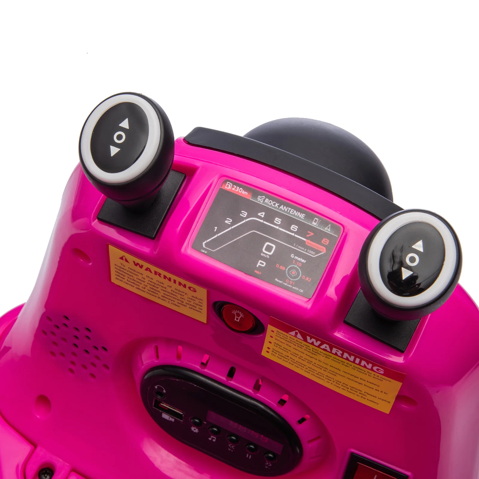 12V Kids Ride-On Bumper Car with Parental Control and 360-Degree Rotation, Two-Handed Steering - Image 16