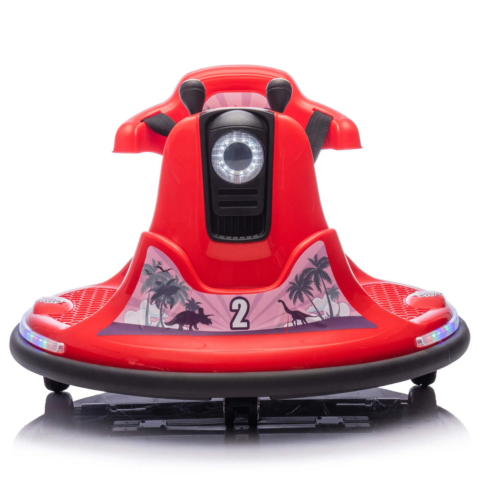 12V Kids Ride-On Bumper Car with Parental Remote Control and 360-Degree Rotation - Image 8
