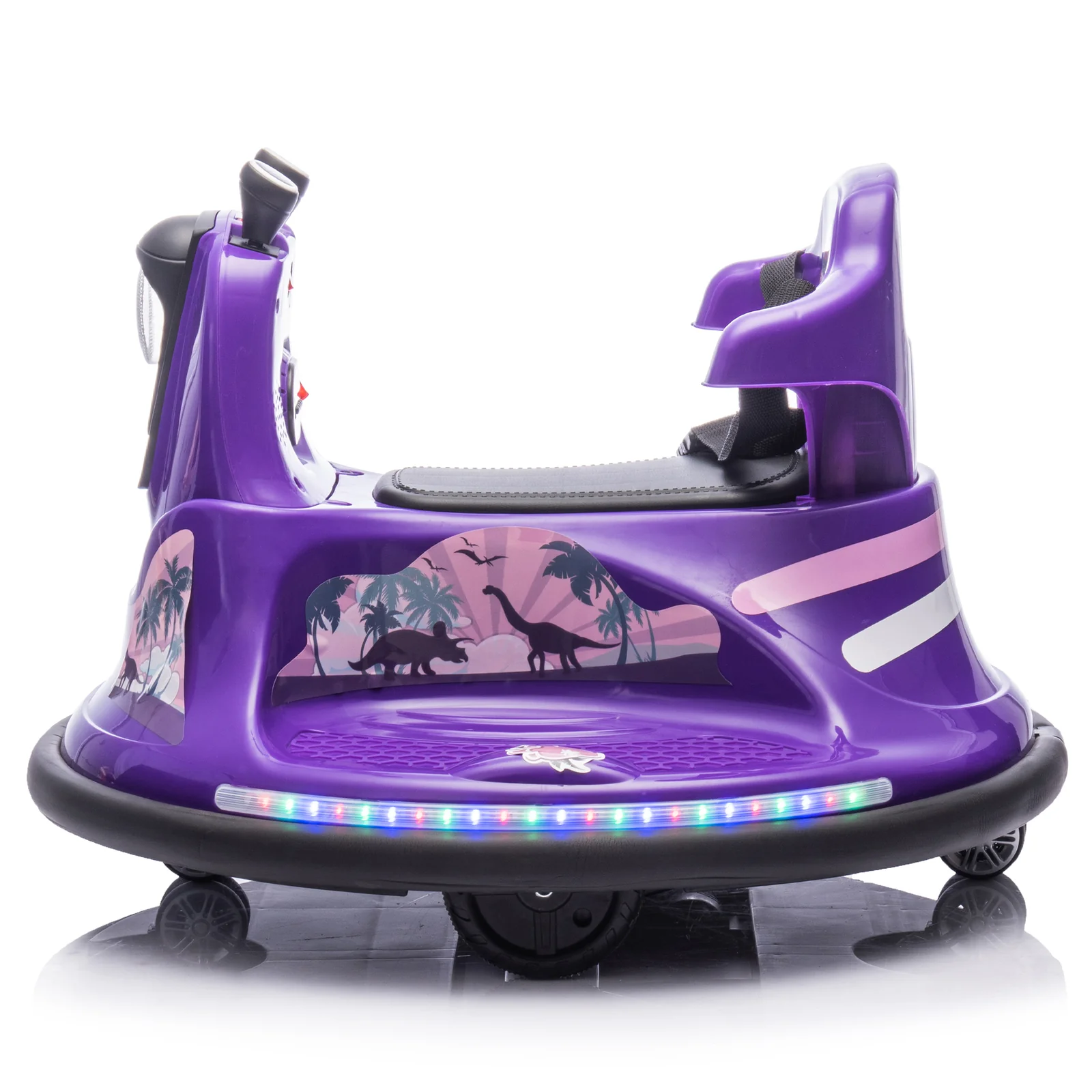 12V Kids Ride-On Bumper Car with Parent Remote Control and 360-Degree Rotation Steering - Image 13