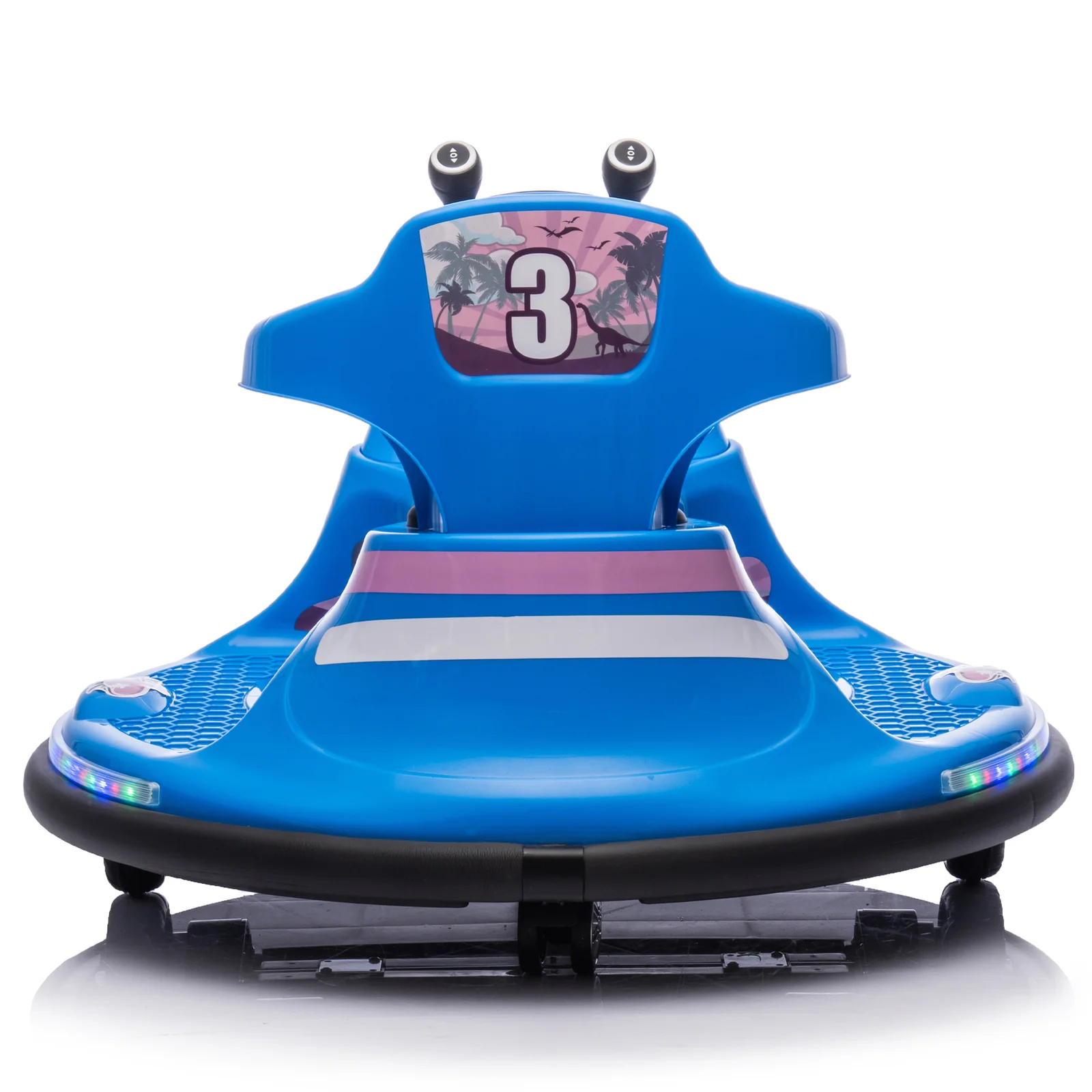 12V Kids Ride-On Bumper Car with Parental Remote Control, 360-Degree Rotation, Two-Handed Steering - Image 10