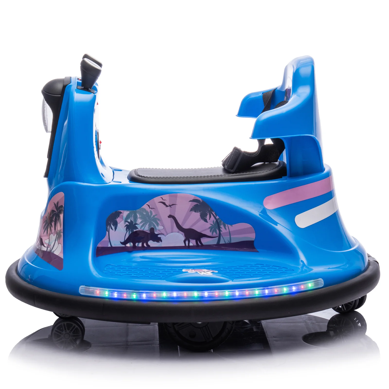 12V Kids Ride-On Bumper Car with Parental Remote Control, 360-Degree Rotation, Two-Handed Steering - Image 11