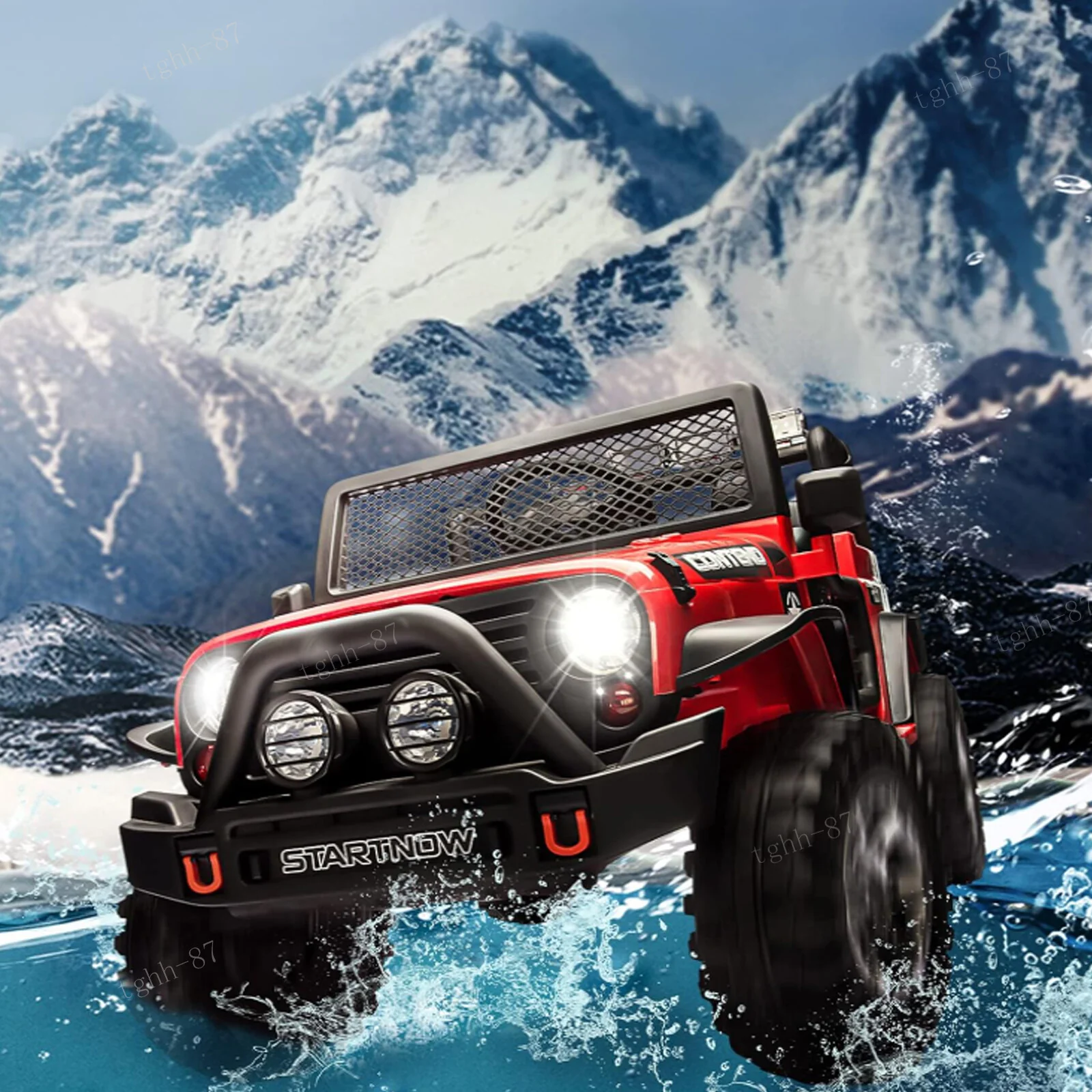 12V Electric 2-Seater Kids Ride-On Jeep Truck with MP3 and Remote Control - Image 2