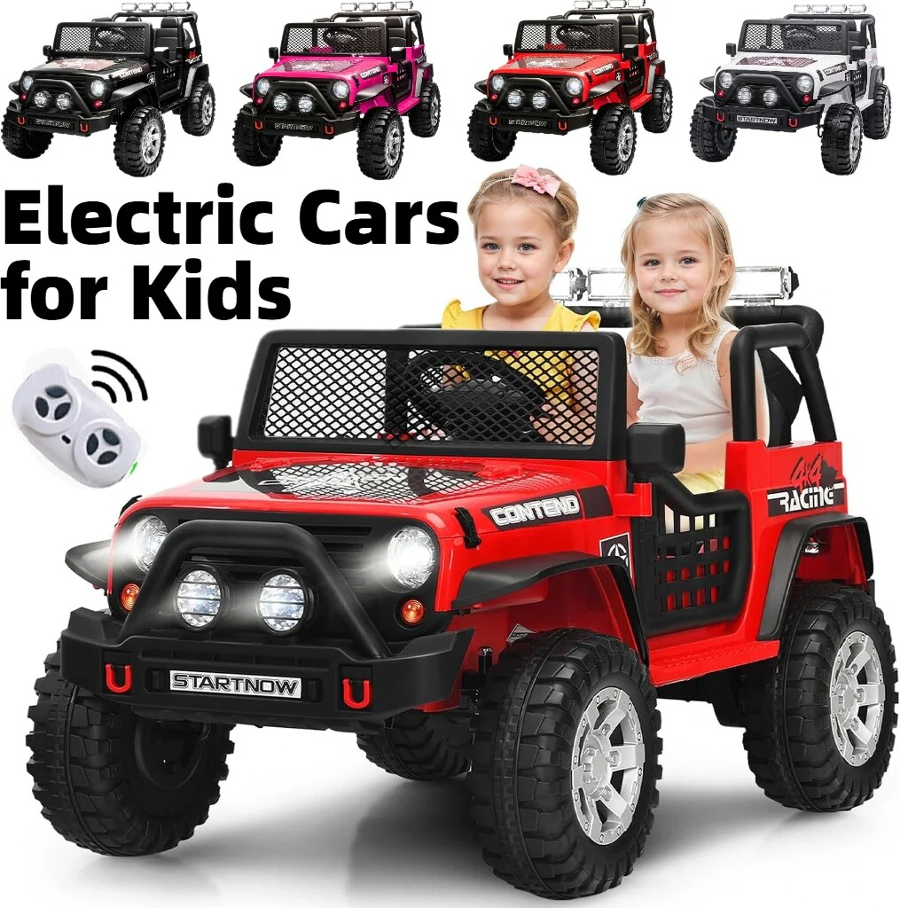 12V Electric 2-Seater Kids Ride-On Jeep Truck with Remote Control - Image 9