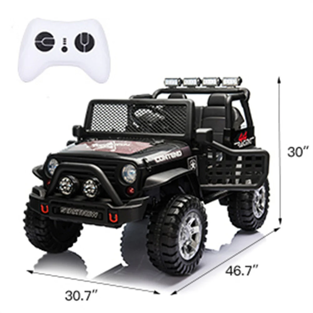 12V Electric 2-Seater Kids Ride-On Jeep Truck with Remote Control - Image 8