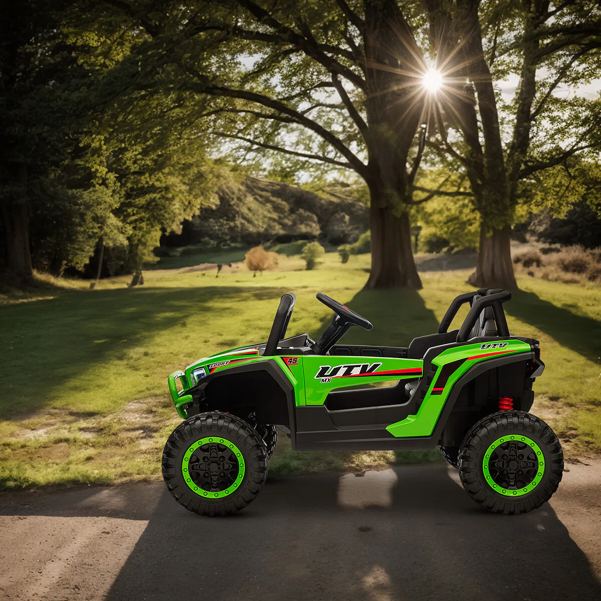 12V Electric 2-Seater Kids Ride-On UTV Off-Road Vehicle with Remote Control - Image 13