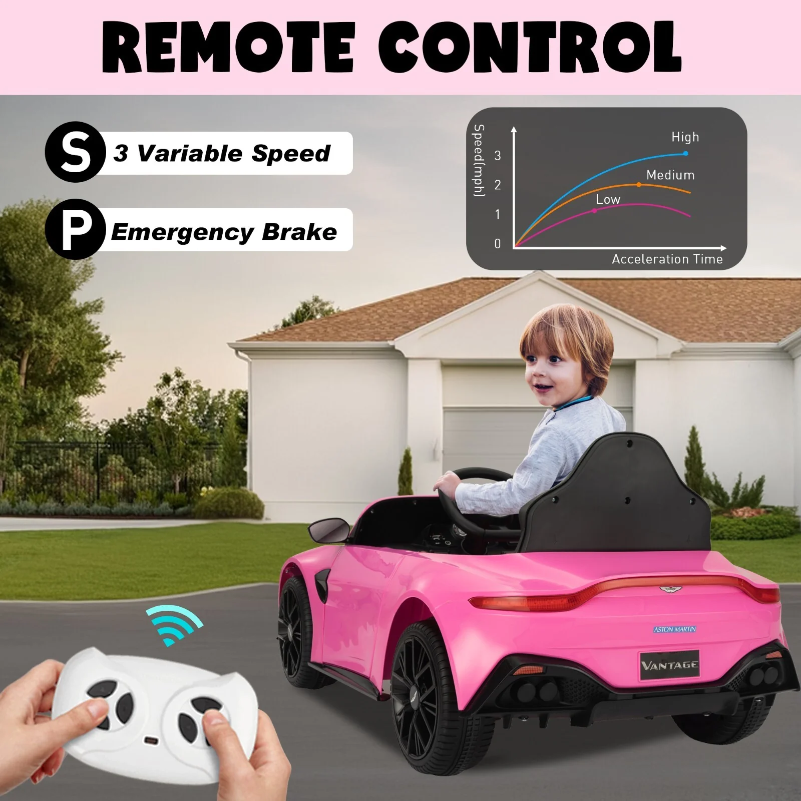 12V Licensed Kids Electric Ride-On Car with Remote Control - Image 7