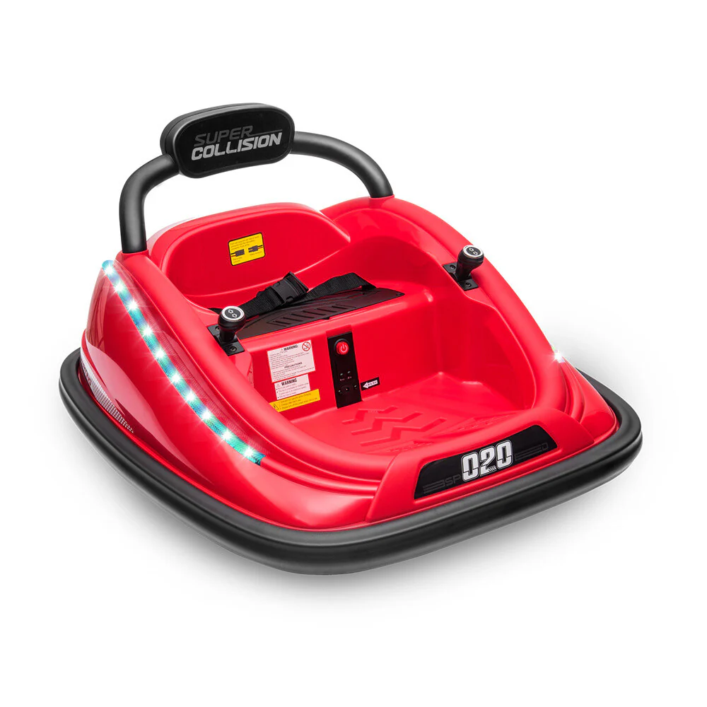 12V Electric Kids Ride-On Bumper Car with 360° Spin and Parent Remote Control - Image 19