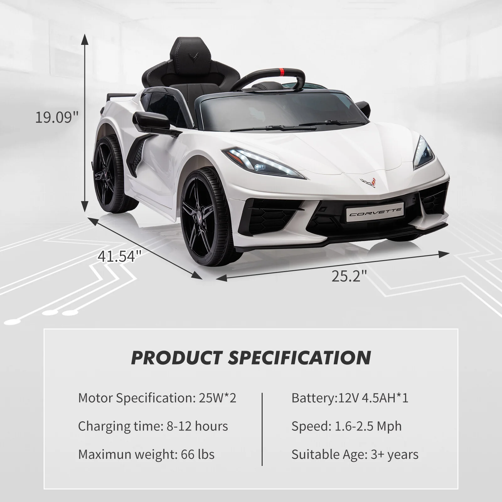 12V Electric Battery-Powered Kids Ride-On Sports Car with Remote Control - Image 19