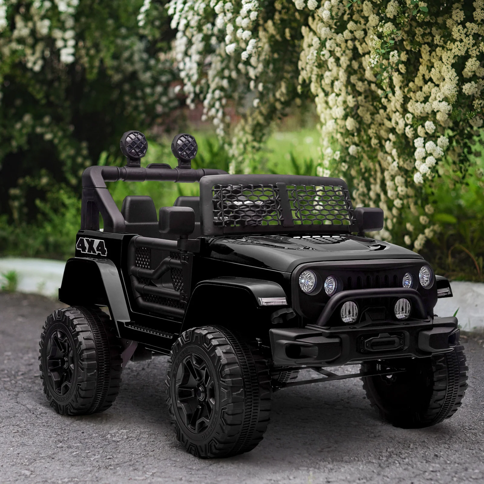 12V Electric Battery-Powered Kids Off-Road Ride-On Truck with Remote Control - Image 2