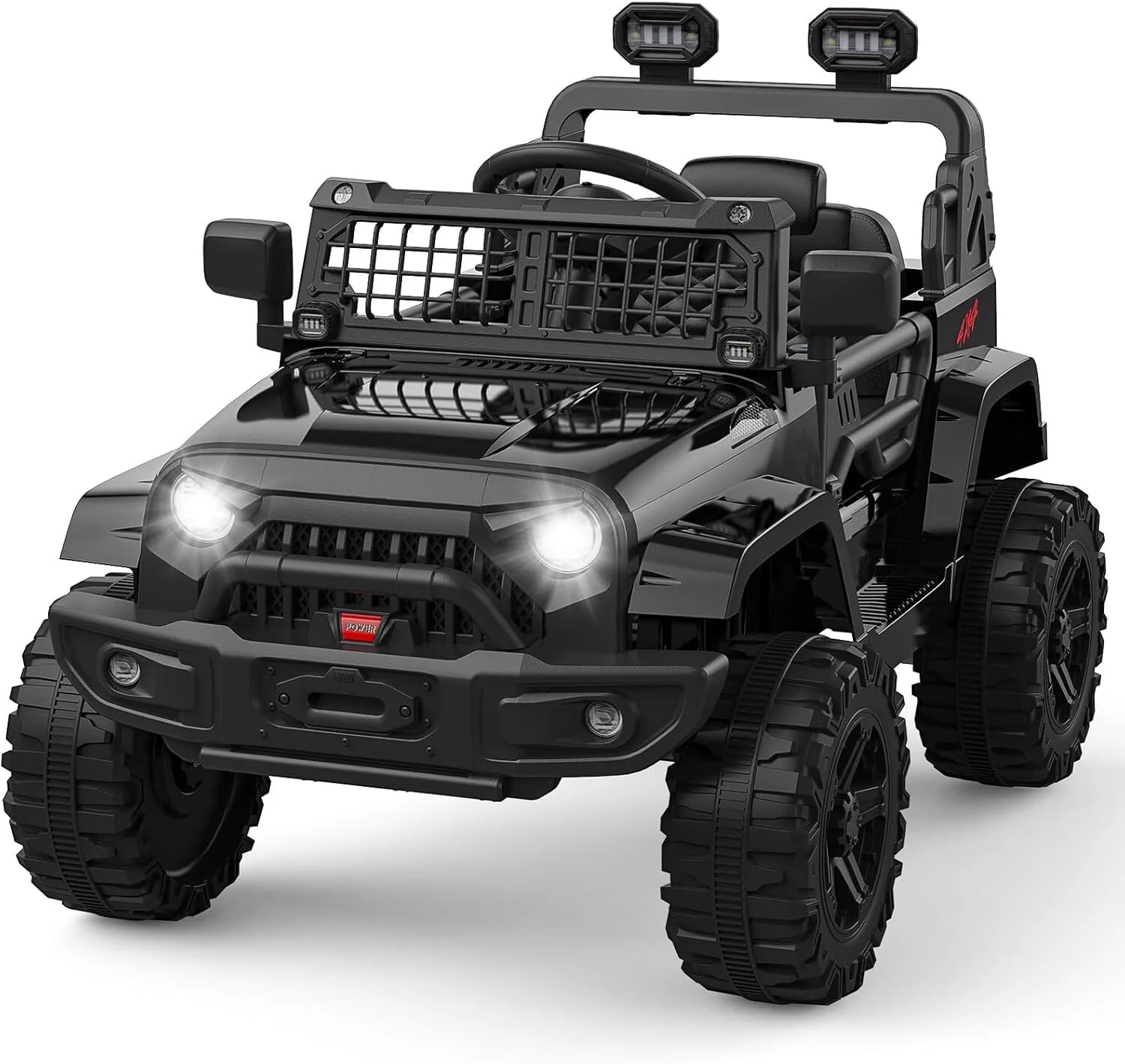 12V Kids Electric Ride-On Off-Road SUV Truck Toy with LED Lights - Image 15
