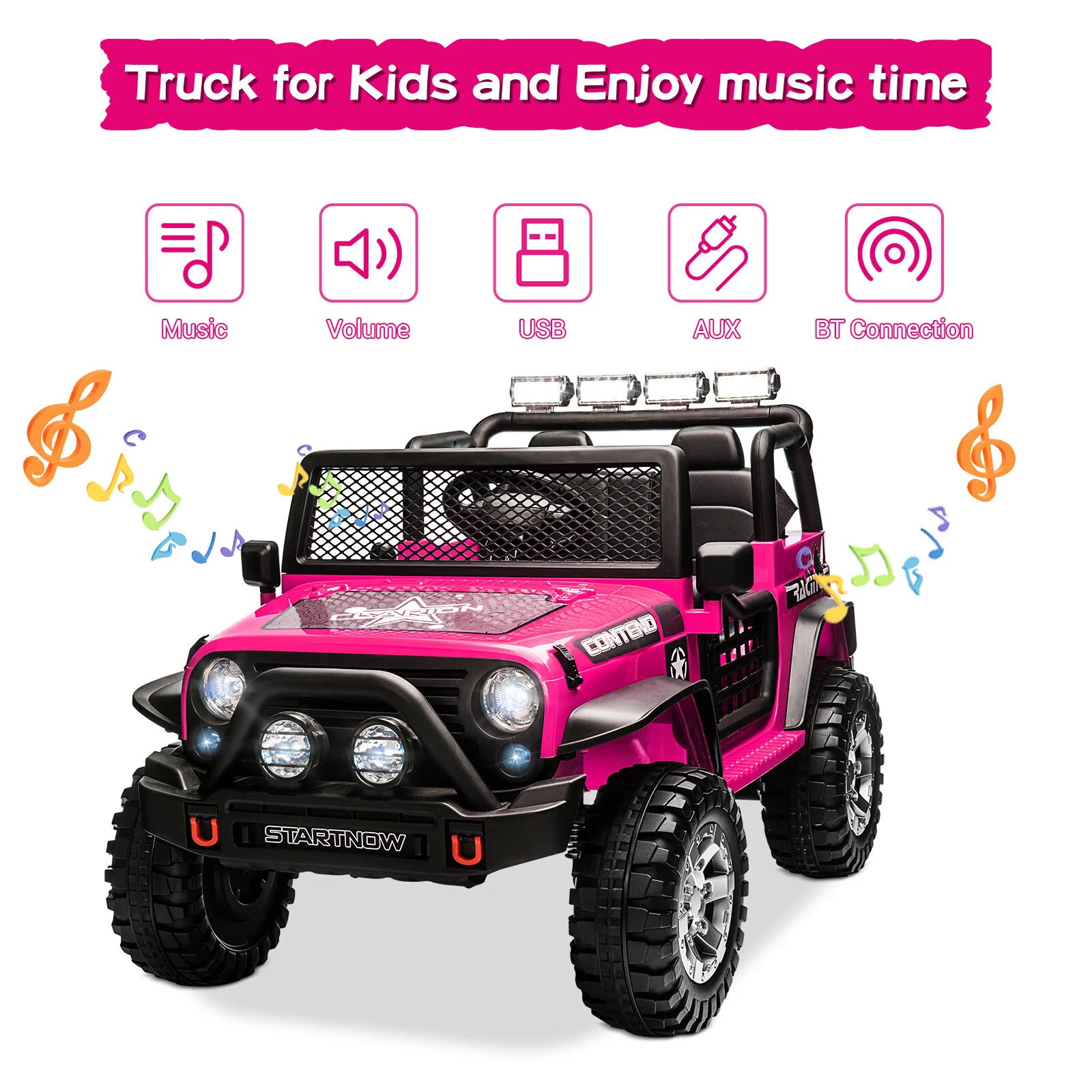 12V Electric 2-Seater Kids Ride-On Car with Remote Control - Image 7