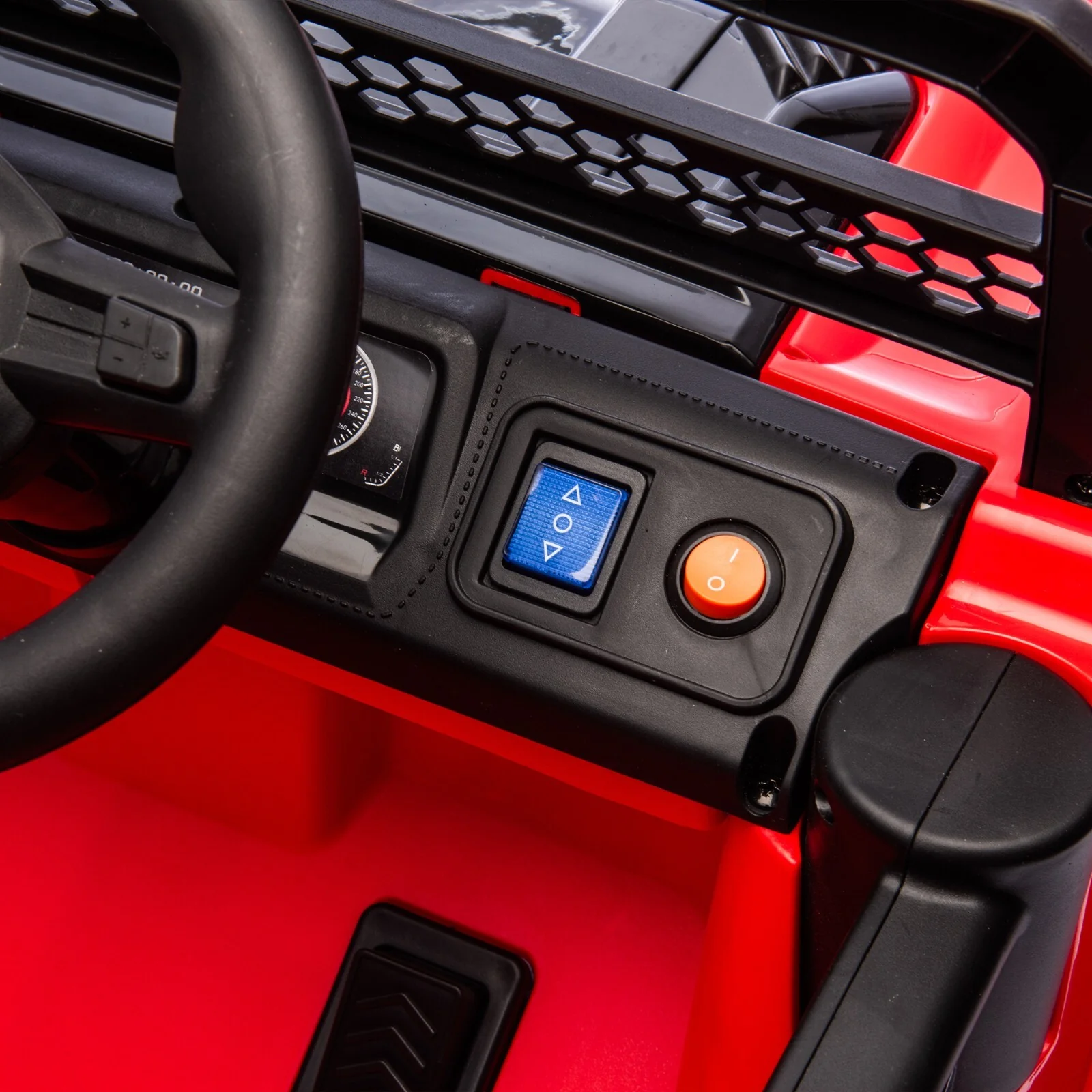 12V Electric Ride-On Jeep Truck for Kids with Remote Control and MP3 Player, Red - Image 13