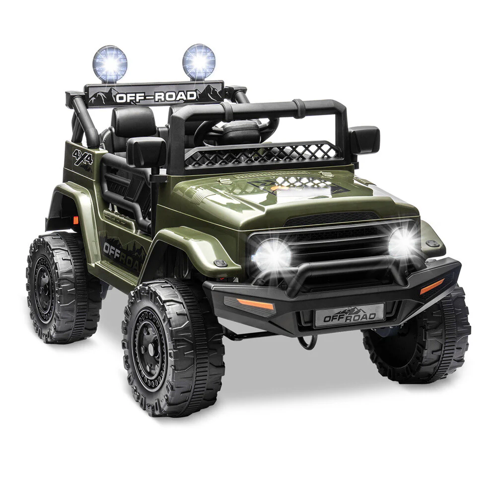 12V Electric Kids Ride-On Jeep Truck Toy with Remote Control and 2-Seater Design - Image 20