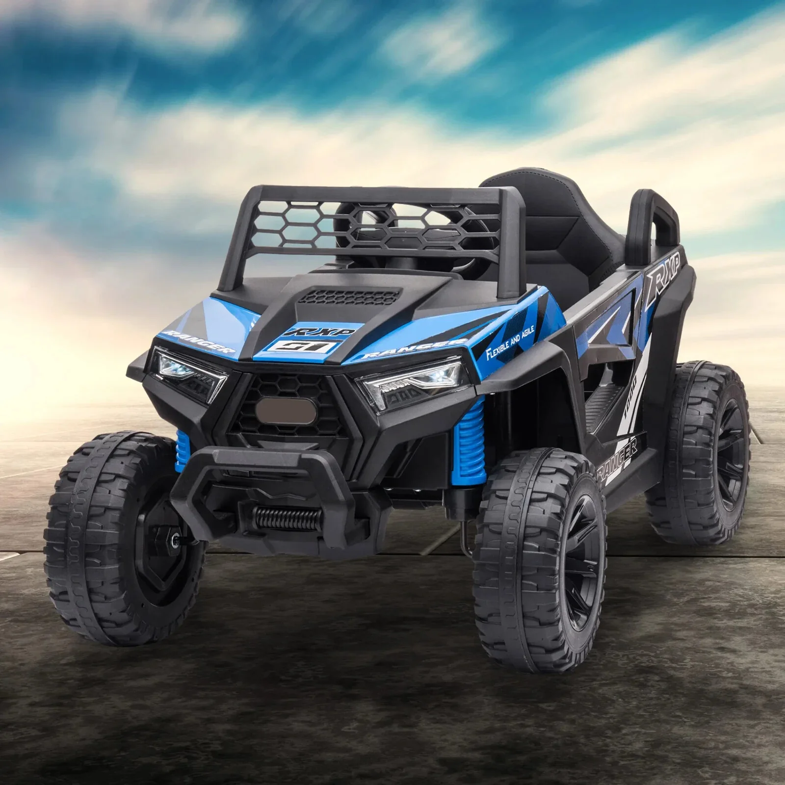 12V Electric Kids Ride-On Off-Road 4-Wheeler UTV Car Toy Available in 3 Colors - Image 10