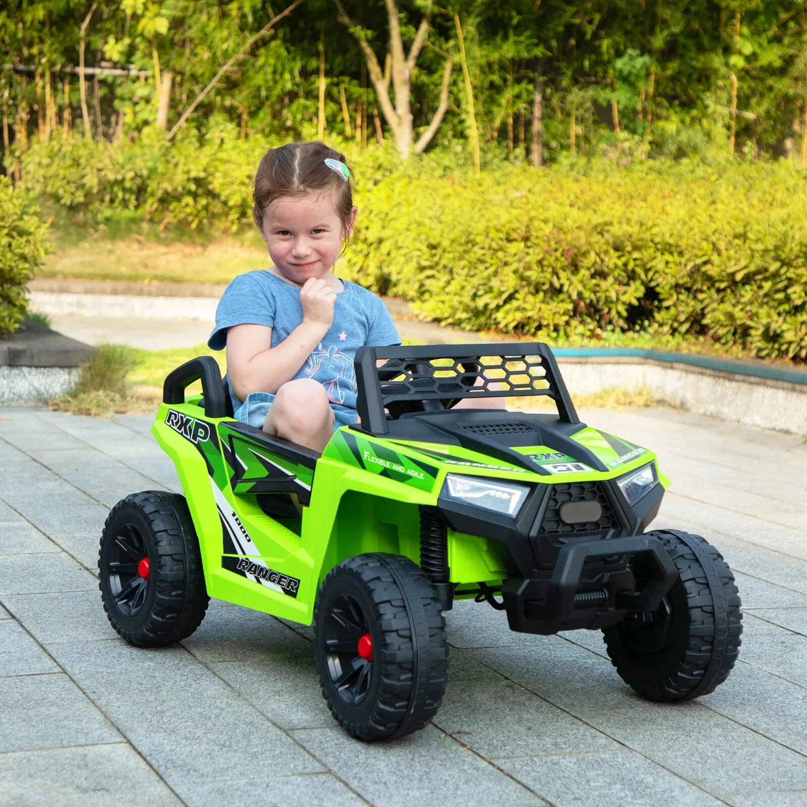 12V Electric Kids Ride-On Off-Road 4-Wheeler UTV Car Toy Available in 3 Colors - Image 14