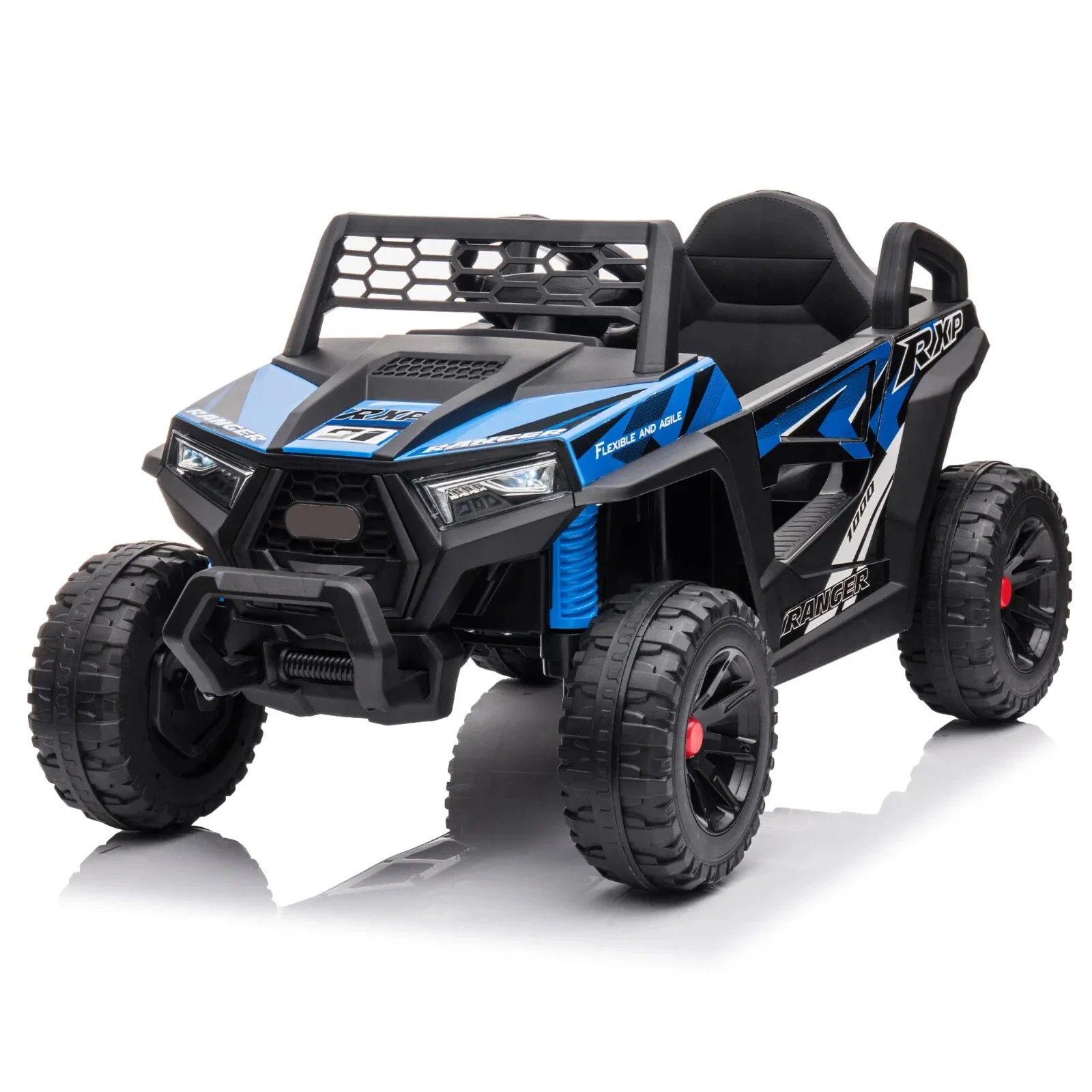 12V Electric Kids Ride-On Off-Road 4-Wheeler UTV Car Toy Available in 3 Colors - Image 2