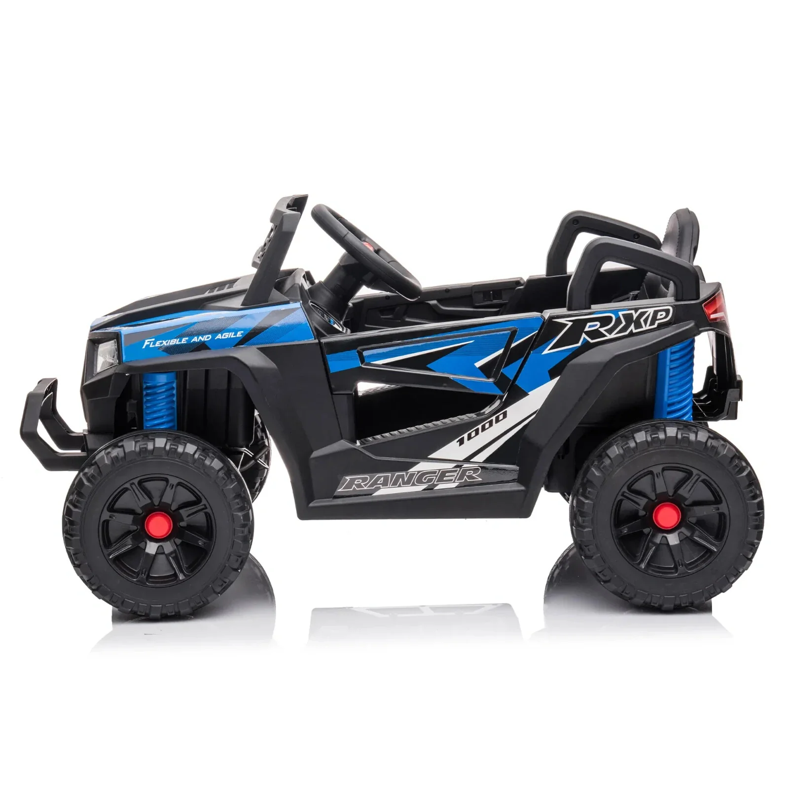 12V Electric Kids Ride-On Off-Road 4-Wheeler UTV Car Toy Available in 3 Colors - Image 4