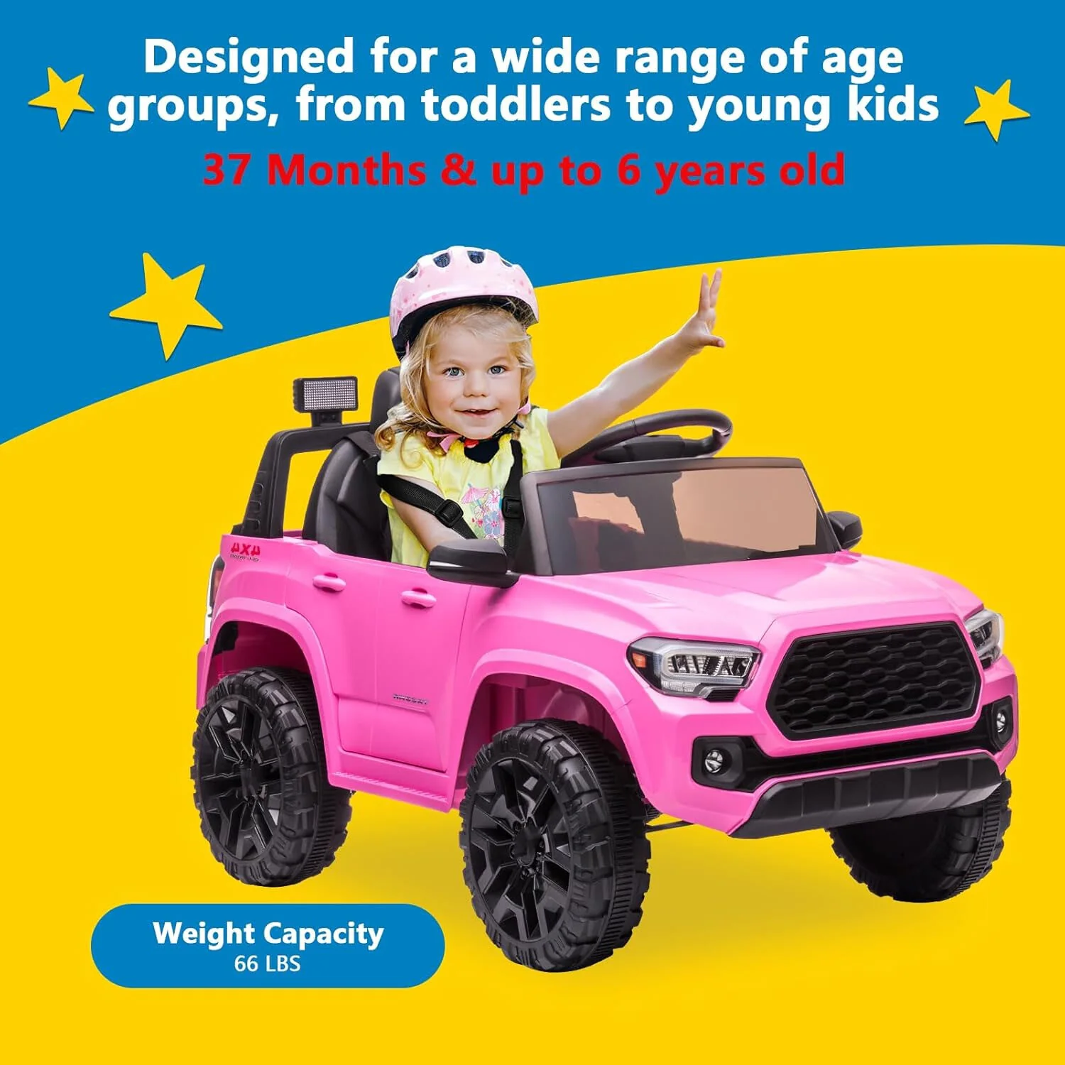 12V Kids Electric Ride-On Car with Remote Control and LED Headlights - Image 12