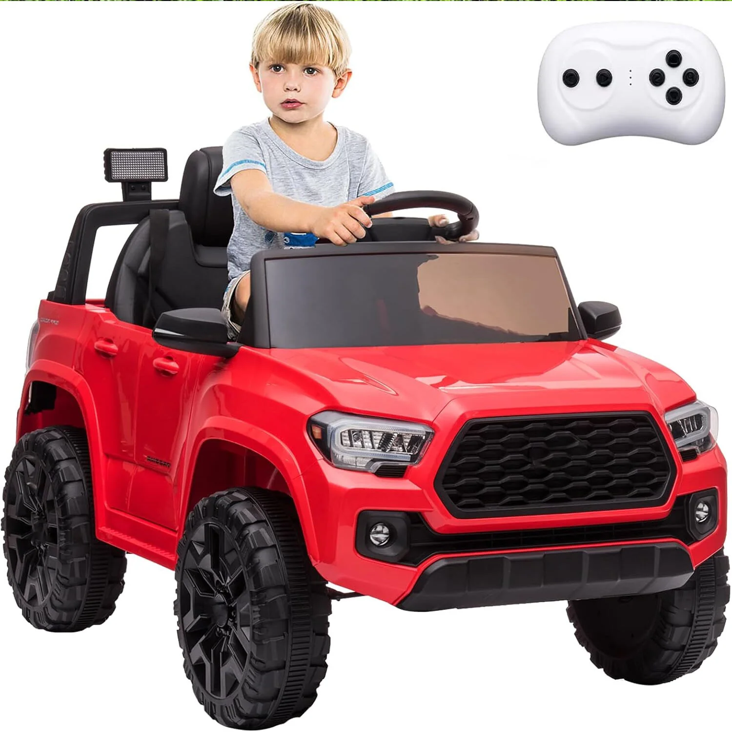 12V Kids Electric Ride-On Car with Remote Control and LED Headlights - Image 20