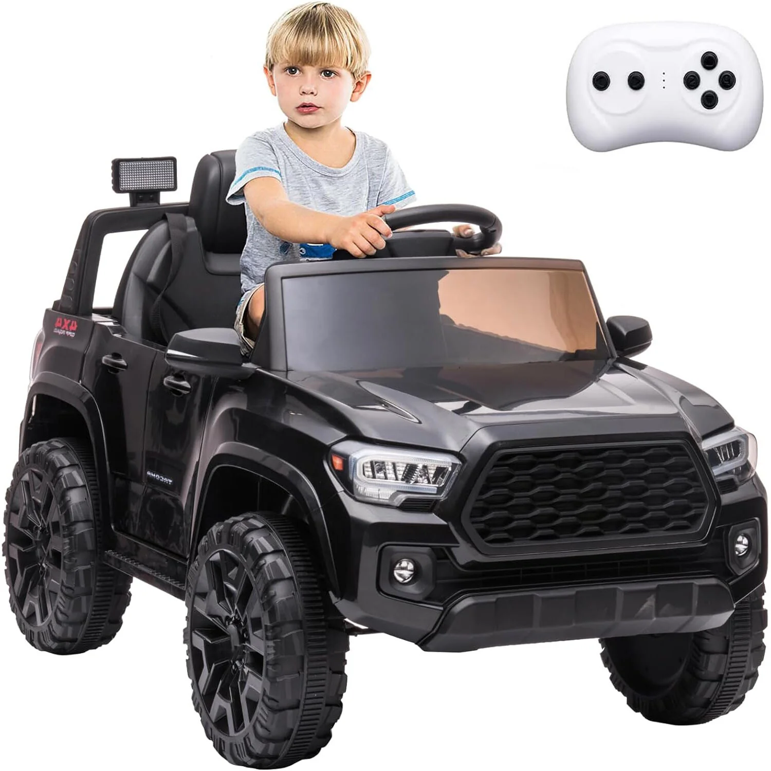 12V Kids Electric Ride-On Car with Remote Control and LED Headlights - Image 27