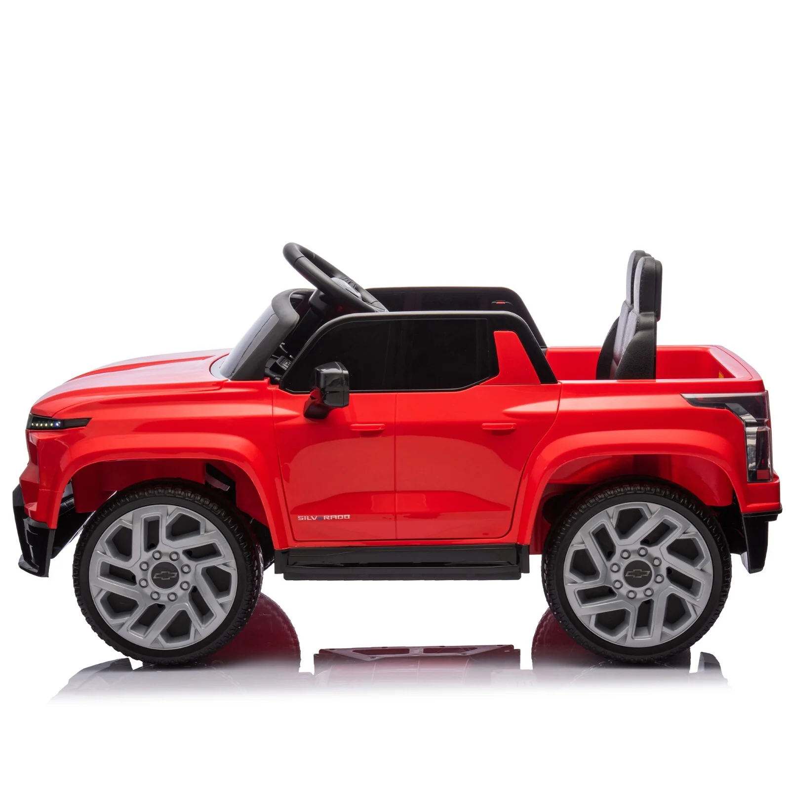 12V Kids Electric Ride-On Truck Toy with Remote Control Licensed Silverado Design - Image 12