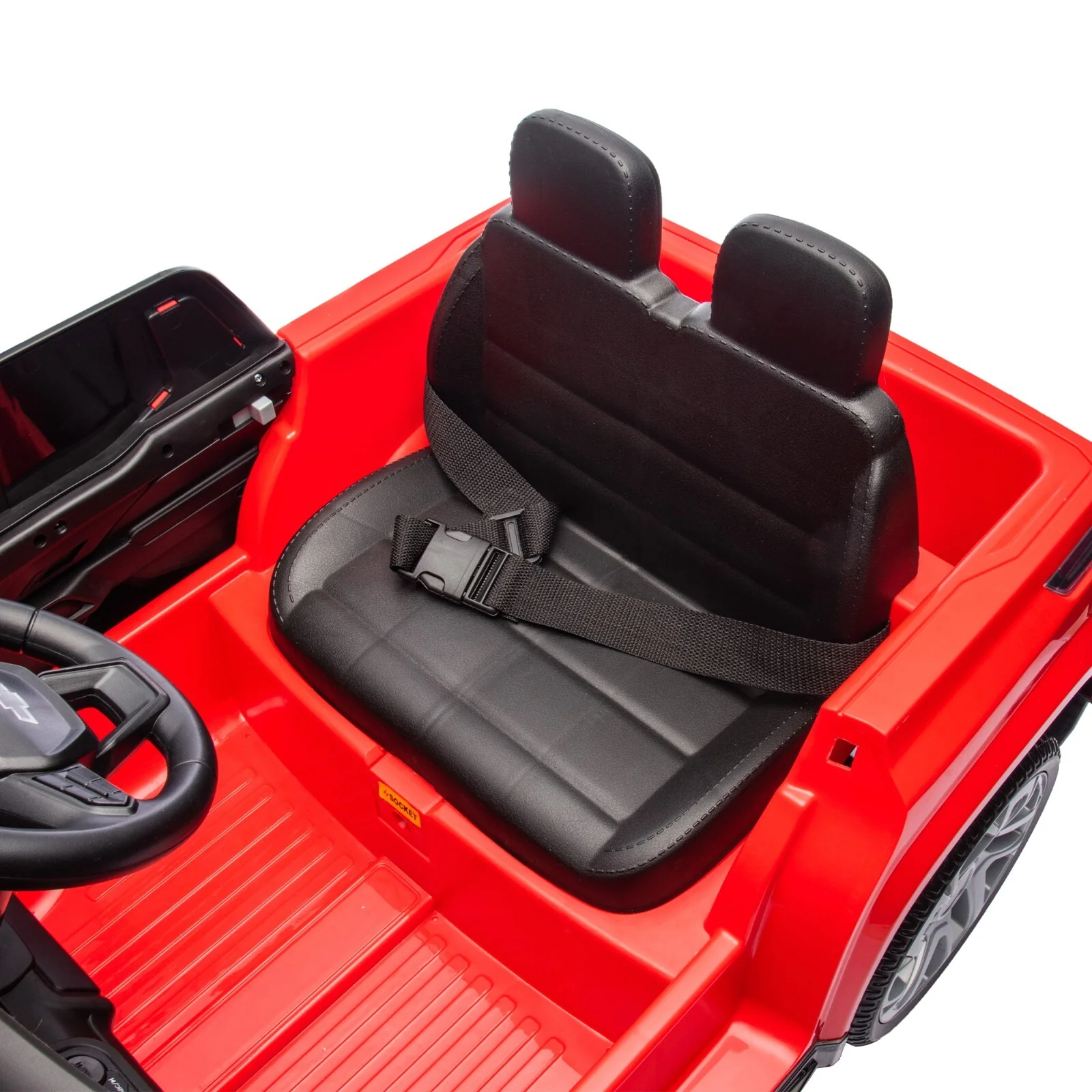 12V Kids Electric Ride-On Truck Toy with Remote Control Licensed Silverado Design - Image 16