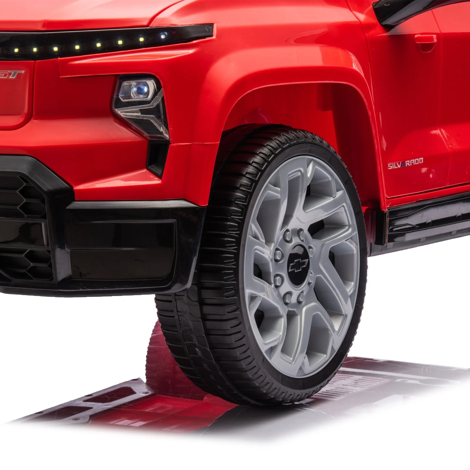 12V Kids Electric Ride-On Truck Toy with Remote Control Licensed Silverado Design - Image 19