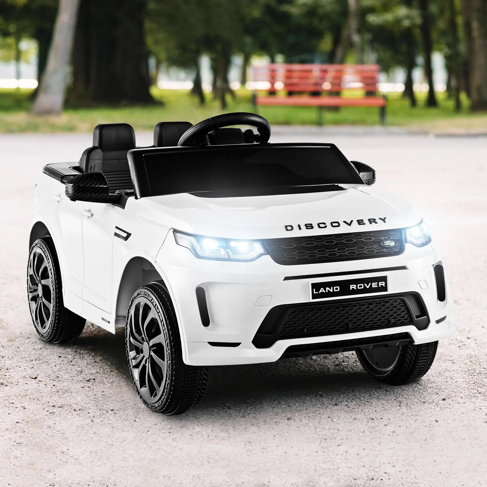 12V Kids Licensed Land Rover Electric Ride-On Car with Remote Control - Image 4