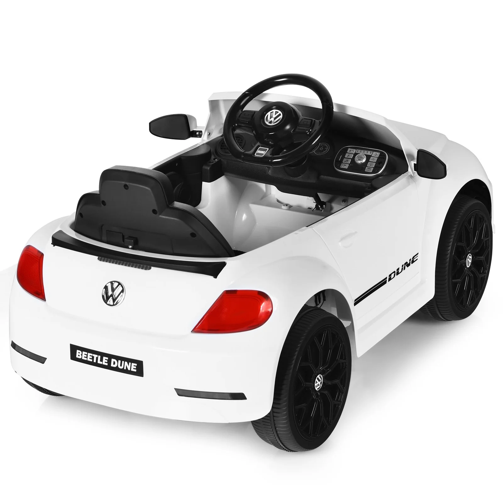 12V Kids Licensed Volkswagen Beetle Ride-On Car with Music and Remote Control - Image 10