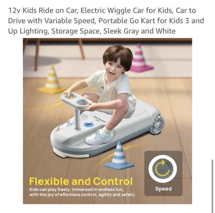 12V Battery-Powered Kids Ride-On Car - Image 6
