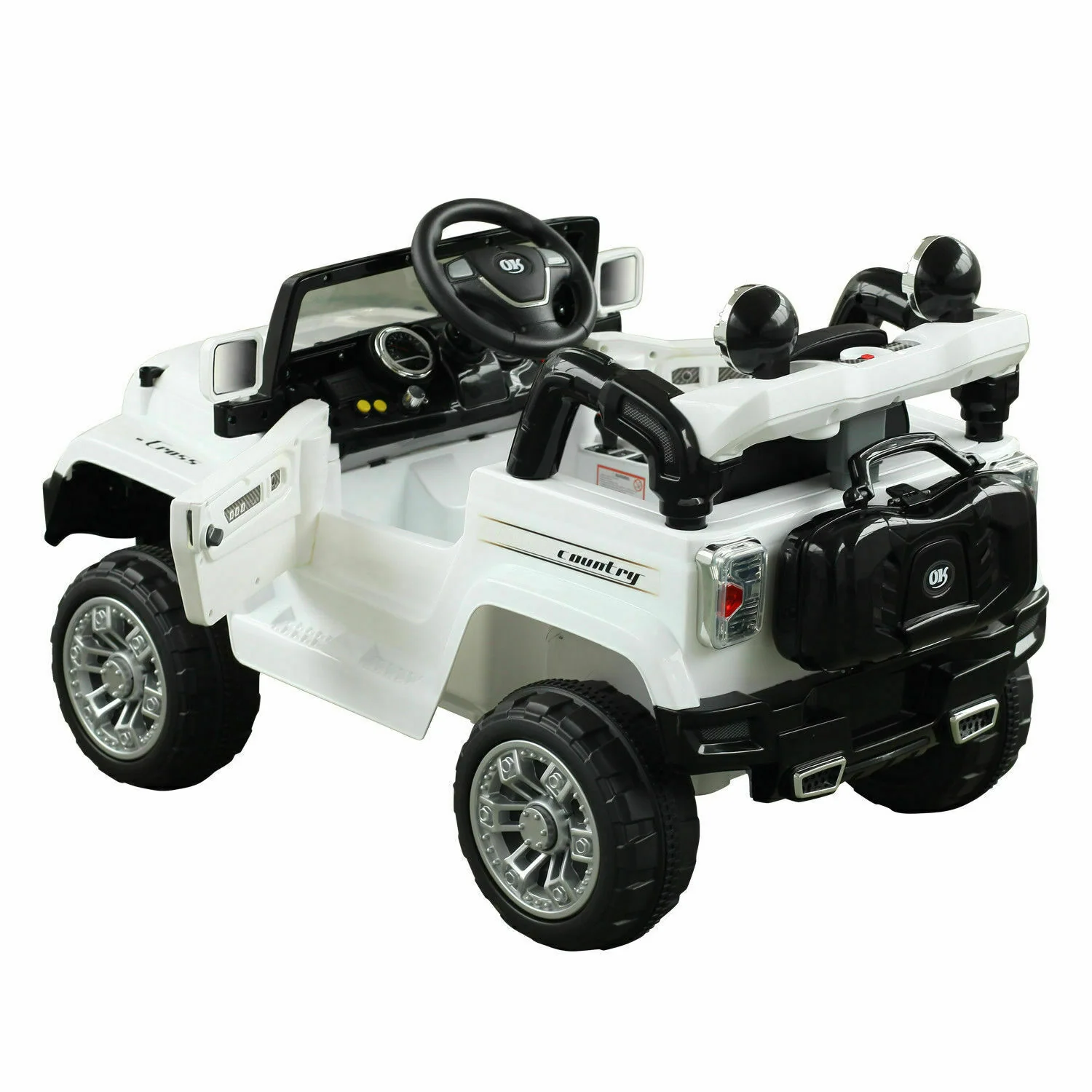 12V Kids Off-Road Ride-On Jeep Truck with Remote Control, MP3, and Lights Battery Powered Car - Image 6