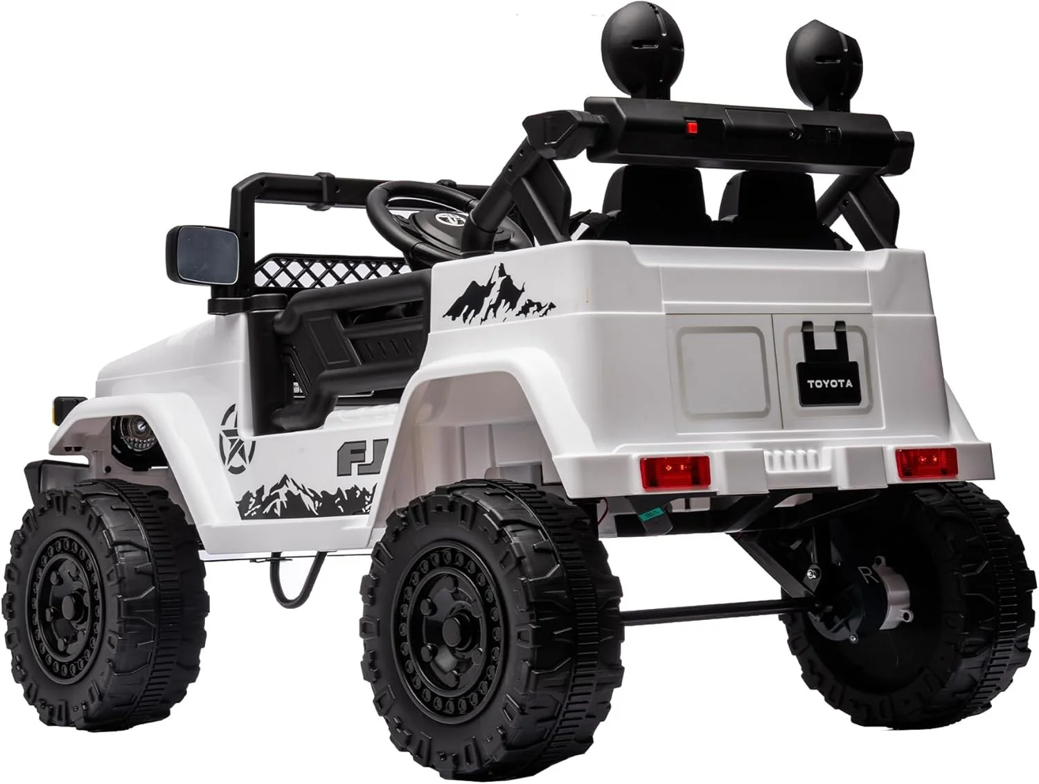 12V Kids Ride-On Car Toyota FJ Cruiser with 2.4G Remote Control and MP3 USB Bluetooth - Image 7