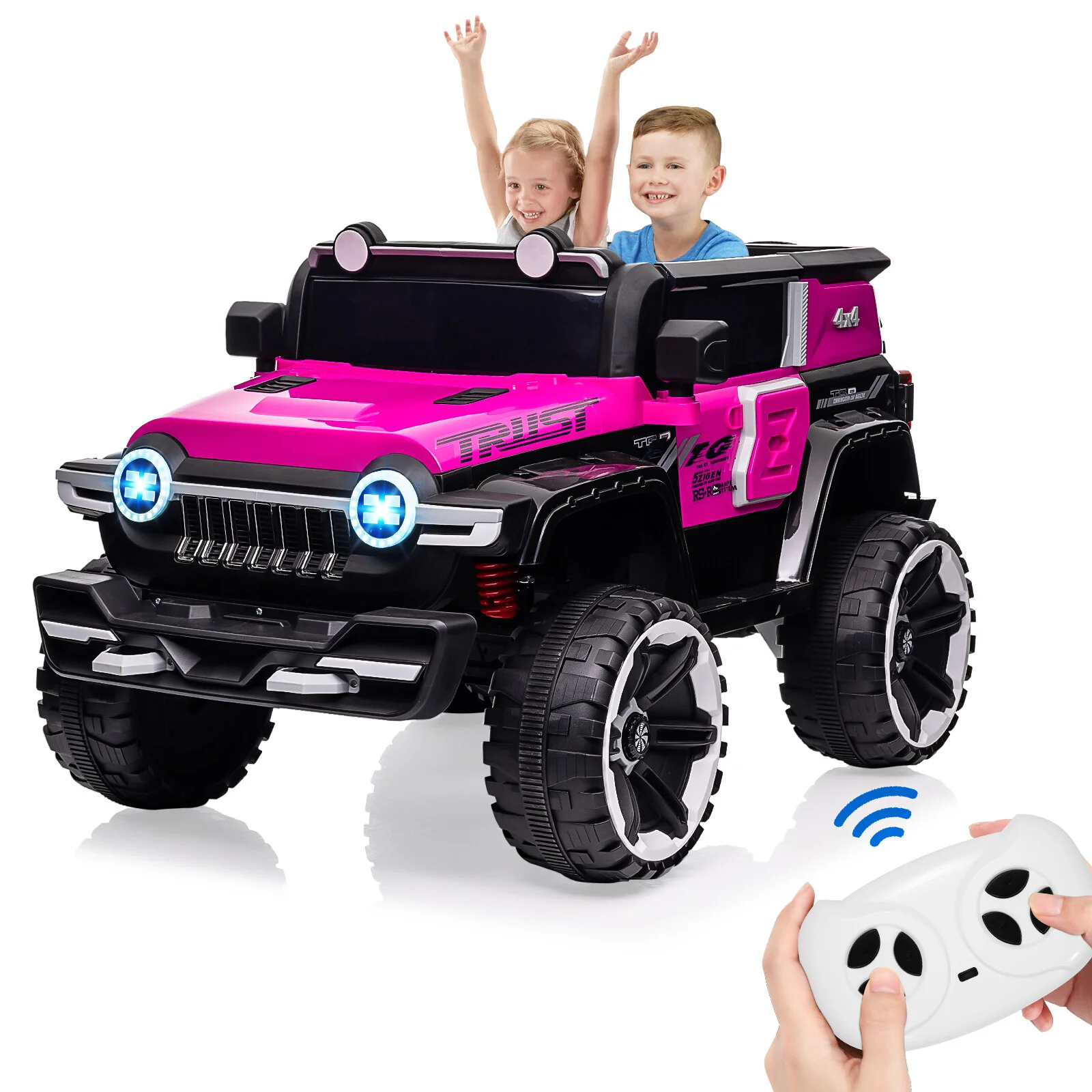 12V 2-Seater Kids Electric Ride-On Truck with 2.4G Remote Control - Image 13